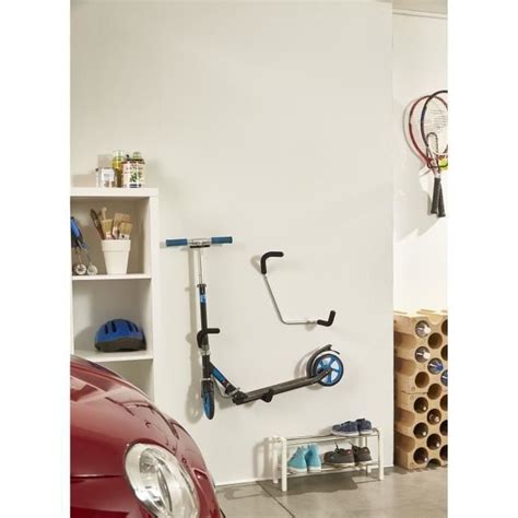 Mottez Range Trottinette Mural M Vmur Gris Et Noir Mottez