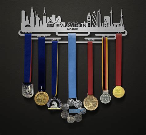 World Marathon Majors Cityscape Edition Sport And Running Medal