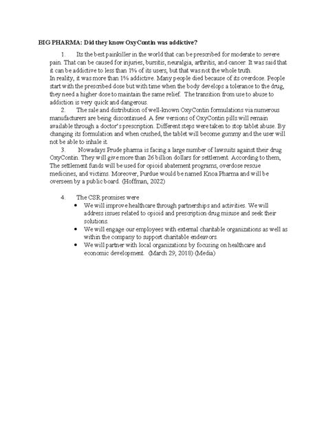 1st posting - Discussion boards - BIG PHARMA: Did they know OxyContin