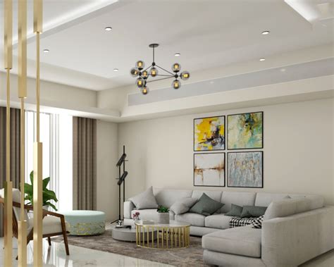 Single Layered Gypsum Ceiling Design Livspace