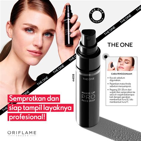 The ONE Make Up Pro Face Mist Setting Spray Oriflame Bikin Make Up