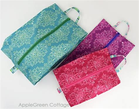 Absolutely Free Zipper Bag Patterns You Ll Love Applegreen Cottage