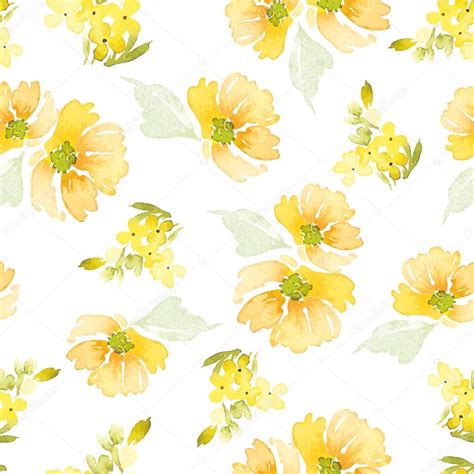 Watercolor Flower Pattern Stock Vector Image By Karma15381 78329110