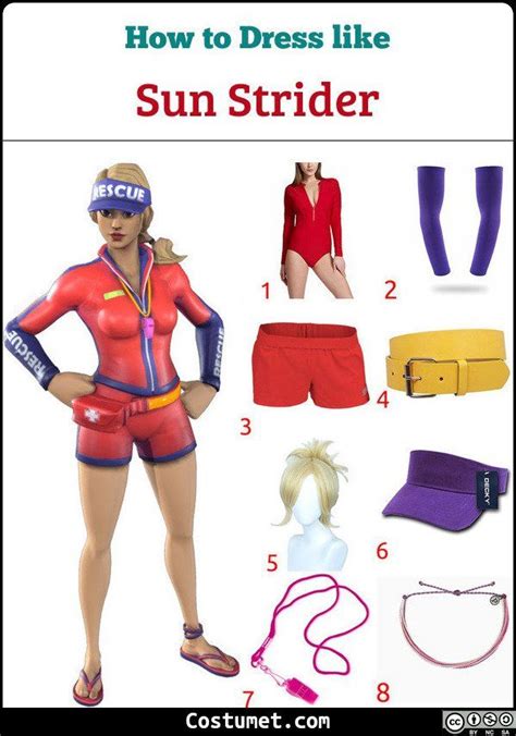 Sun Strider Fortnite Costume For Cosplay And Halloween