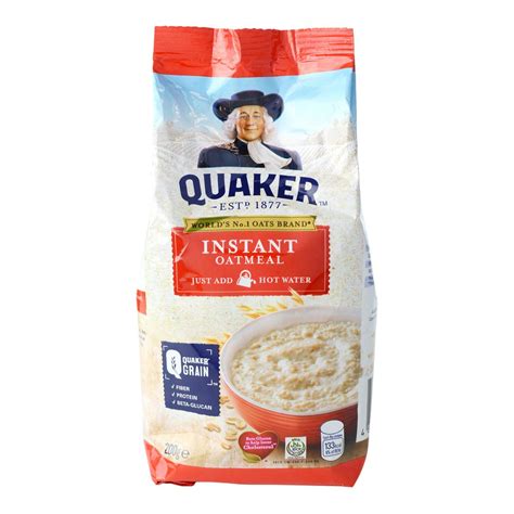 Quaker Oatmeal Instant 200 Grams Shopee Philippines