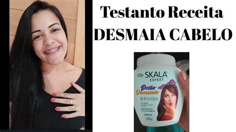 RECEITA CASEIRA DESMAIA CABELO YouTube