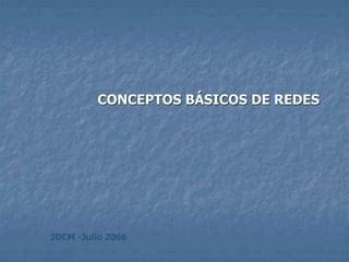 Conceptos B Sicos De Redes Ppt