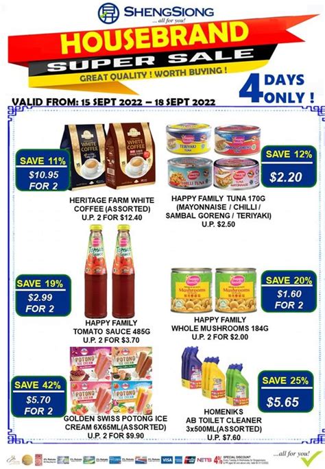 Sep Sheng Siong Supermarket Days Special Promotion Sg