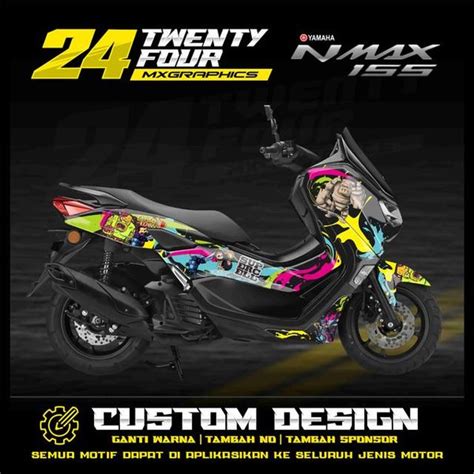 Jual Decal Nmax Full Body Striping Nmax Custom Terbaru