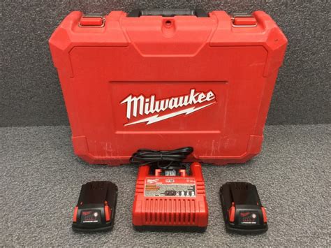 Milwaukee 2691 22 18 Volt Compact Drill And Impact Driver Combo Kit Like New Buya