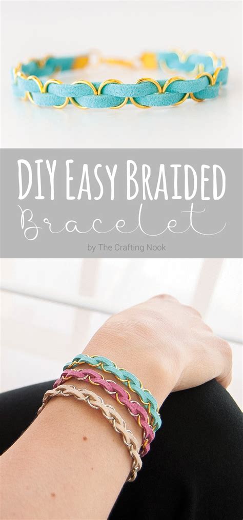 Diy Easy Braided Bracelet The Crafting Nook