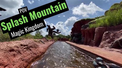 Splash Mountain POV On Ride Magic Kingdom Walt Disney World YouTube