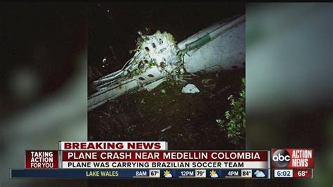 Survivors In Plane Crash In Colombia Carrying A Soccer Team From Brazil