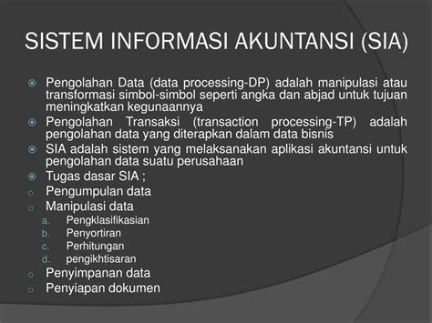 Ppt Sistem Informasi Akuntansi Sia Powerpoint Presentation Free