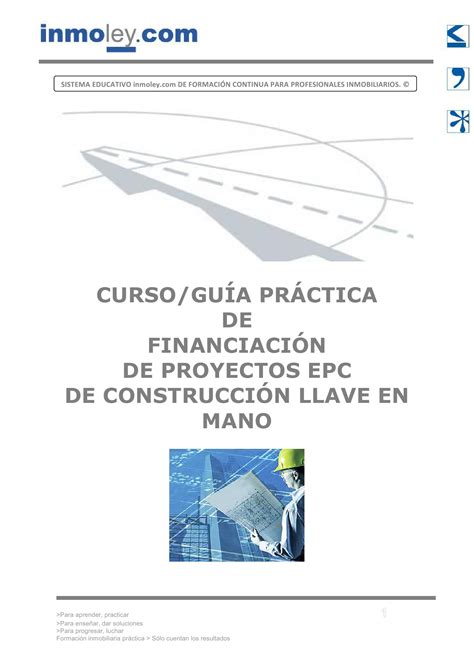 Gu A Pr Ctica Inmoley De Financiaci N De Proyectos Epc De