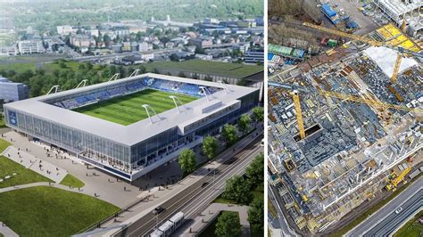 Donauparkstadion Blau Weiß Linz baut an der neuen Arena kicker