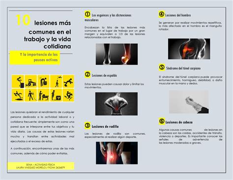 10 lesiones más comunes en el trabajo y la vida cotidiana 10 lesiones