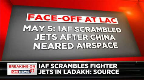 Watch Iaf Scrambles Fighter Jets After Spotting Chinese Military