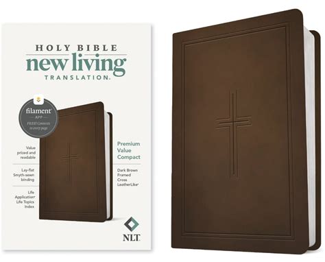 Nlt Premium Value Compact Bible Filament Enabled Edition Leatherlike