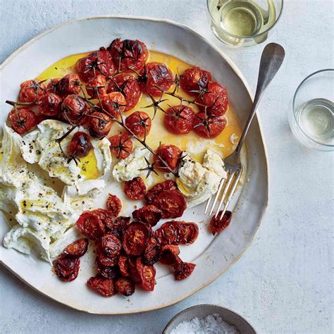 Buffalo Mozzarella with Neat and Messy Roasted Tomatoes Recipe