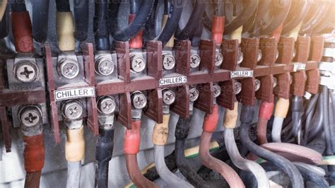 Terminal Cable Connection Power With Connector Cable Bolt Tightening
