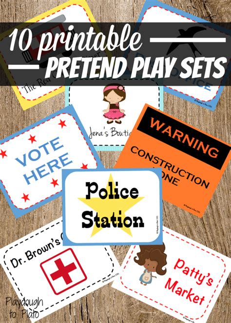 32 Free Pretend Play Printables My Joy Filled Life 48 Off