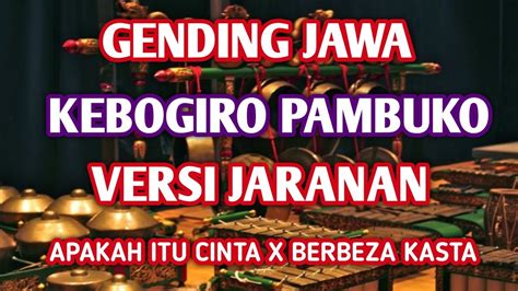 CEK SOUND KEBOGIRO PAMBUKO GENDING JAWA VERSI JARANAN BASS HOREG YouTube