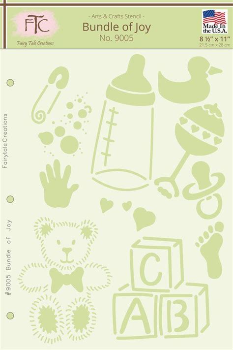 Bundle Of Joy Stencil 8 1 2 X 11 Etsy Stencils Stencil Crafts Mixed Media Projects