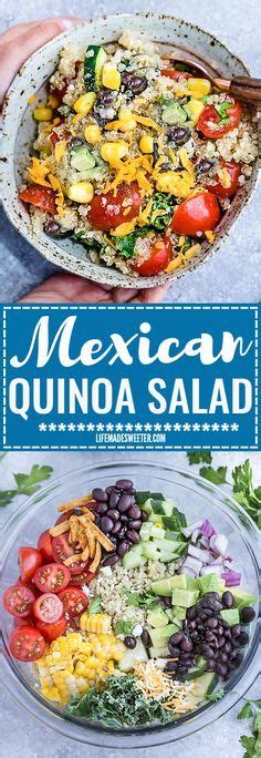 Mexican Quinoa Salad With Delicious Grilled Corn And Zucchini Make The