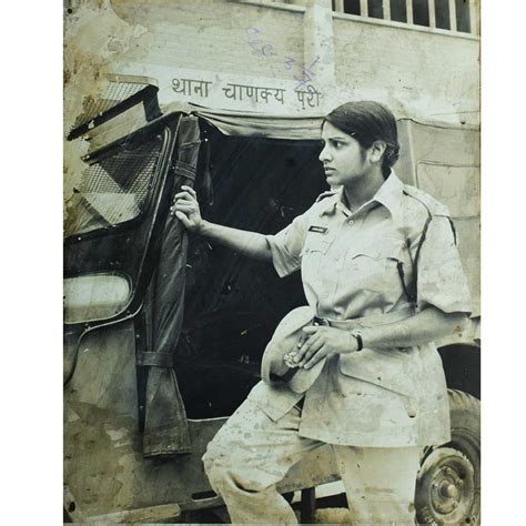 Old Photograph Of Kiran Bedi First Woman IPS