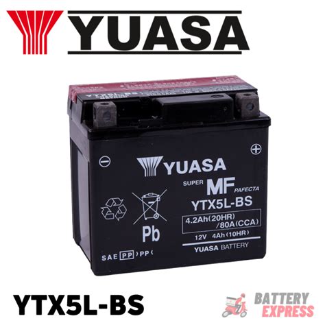 Yuasa Ytx5l Bs Battery Lowest Price Motorcycle Batteries Lazada Ph