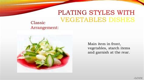 Present Vegetable Dishes