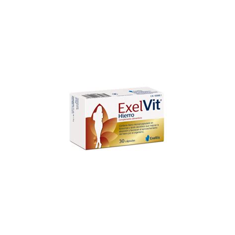 Exelvit Hierro Capsulas Nuestrafarma Nuestrafarma