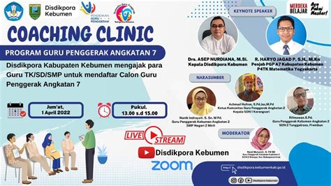 Coaching Clinic Program Guru Penggerak Pgp Angkatan Youtube