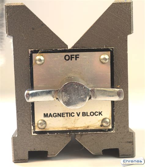 Large Magnetic Vee Block Chronos Engineering Supplies