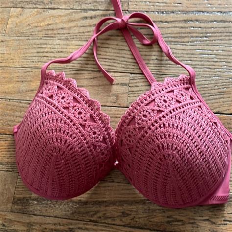 Shade Shore Swim Shadeshore Crochet Bikini Top 34dd Poshmark