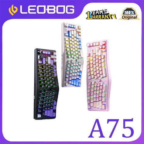 Leobog A75 Custom alice Mechanical คย บอร ดโครงสร าง TOP 75 Hot