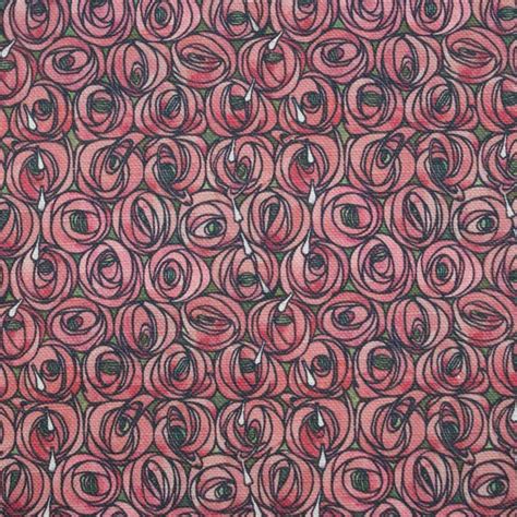 Charles Rennie Mackintosh Curtain And Upholstery Fabric Charles