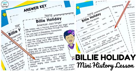 Lady Day Learning! Billie Holiday History Lesson for Kids