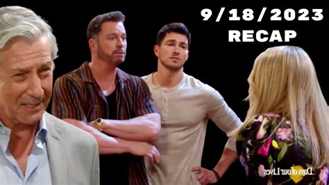 Days Of Our Lives 9 18 2023 DOOL September 18 2022 Full Episode Recap