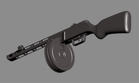 STL file PPSh-41 🔫・3D printing model to download・Cults