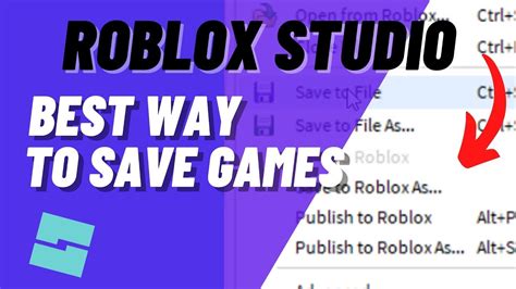 How To Save Games In Roblox Studio The Right Way YouTube