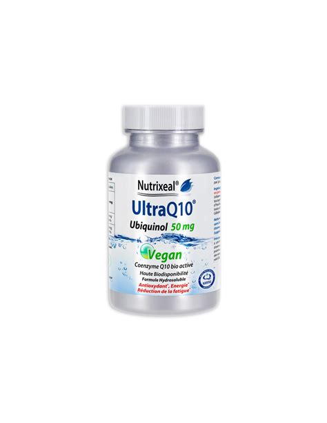 Coenzyme Q Ubiquinol Mg Vegan Bioactive Ultraq Nutrixeal