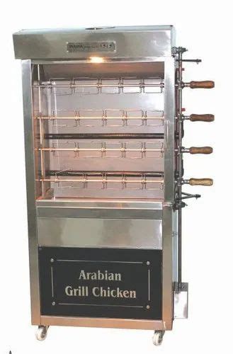 Silver Stainless Steel Chicken Grilling Machine 25 Birds For Commercial At Rs 39000 In Chennai