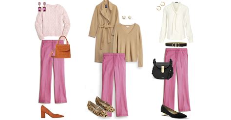 How To Wear Pink Pants In The Fall