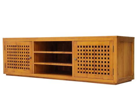 Solid Teak Wood Furniture 2 Doors TV Cabinet Model 225 Selangor