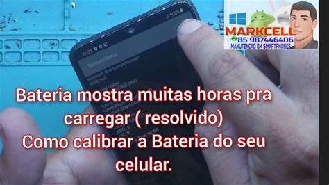 Método para resolver Bateria demorando para carregar como calibrar a