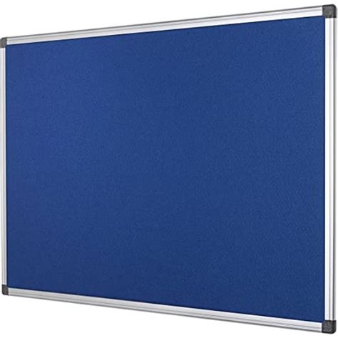 Buy Maxi Cork Felt Notice Board 120 X 240cm Blue Pc Online AED