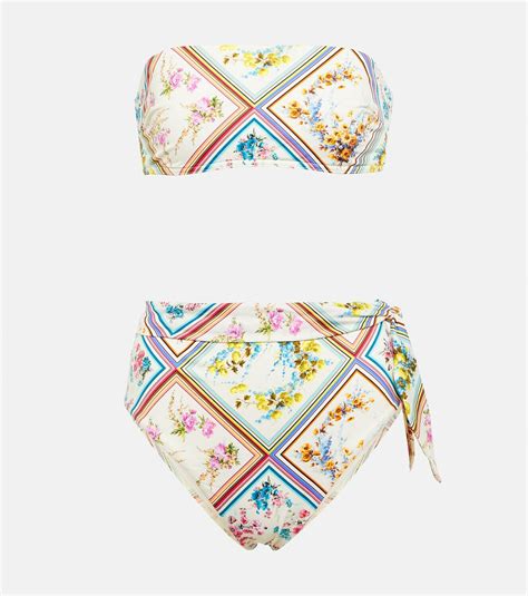 Zimmermann Halcyon Floral Bikini Zimmermann