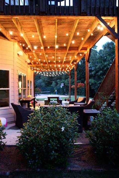 26 Breathtaking Yard and Patio String lighting Ideas Will Fascinate You - Amazing DIY, Interior ...